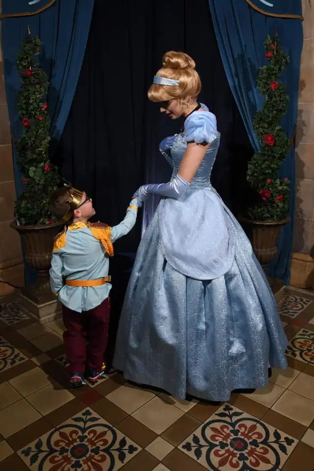 Disney World Review of meeting Cinderella
