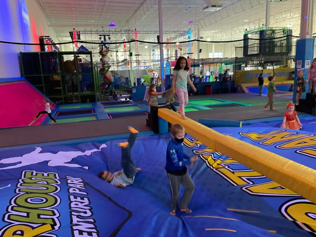 trampoline park - fun things to do in Columbus with kids