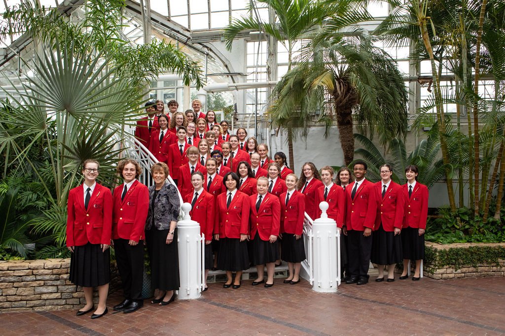 Columbus choir at Franklin Park Conservatory